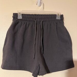 PrettyLittleThing gray sweat shorts